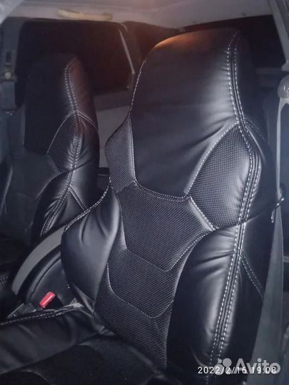 Чехлы универсальные экокожа черный комплект