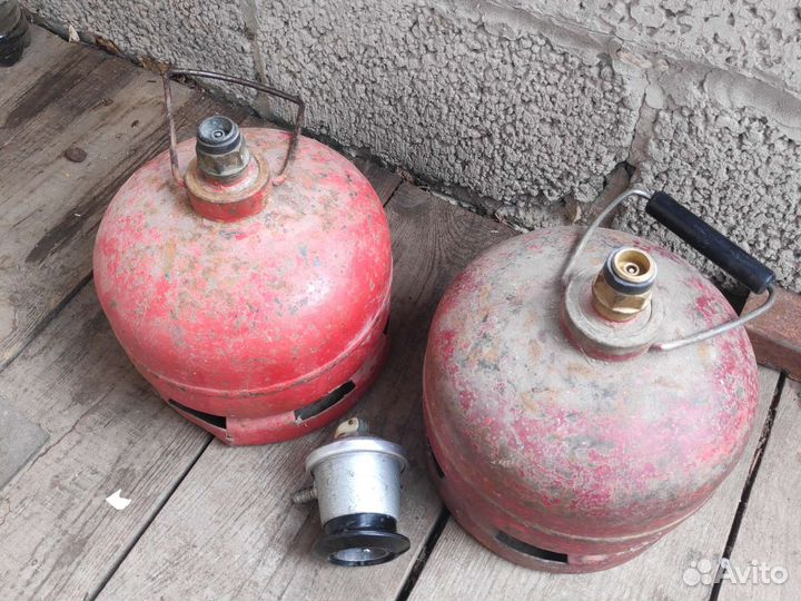 Баллон газовый 5л 2шт. + редуктор