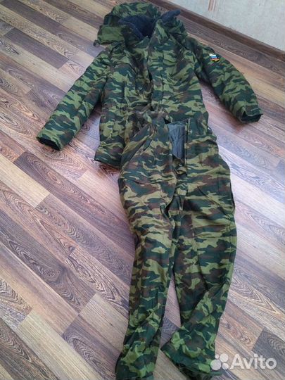 Полевой зимний костюм -флора