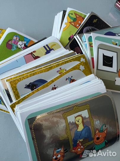 Наклейки Panini Три кота поштучно