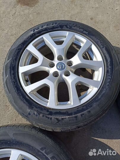 Оригиналы Nissan X-treil R18 на лете 225/60/18