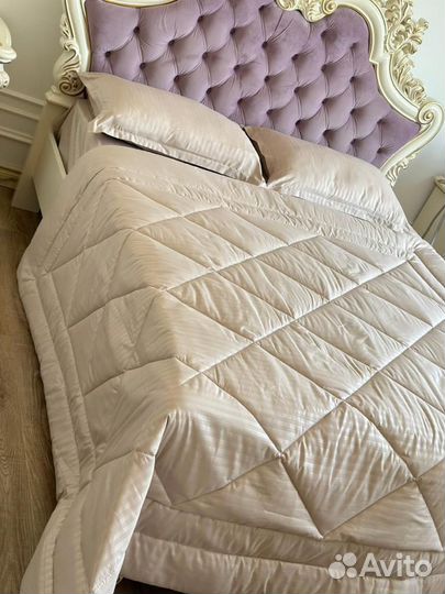 Постельное белье евро с одеялом