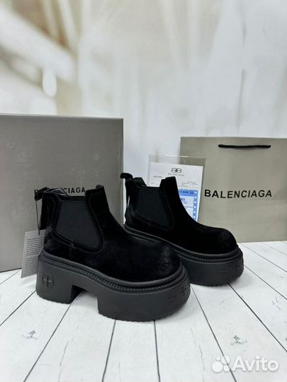 Balenciaga челси на платформе