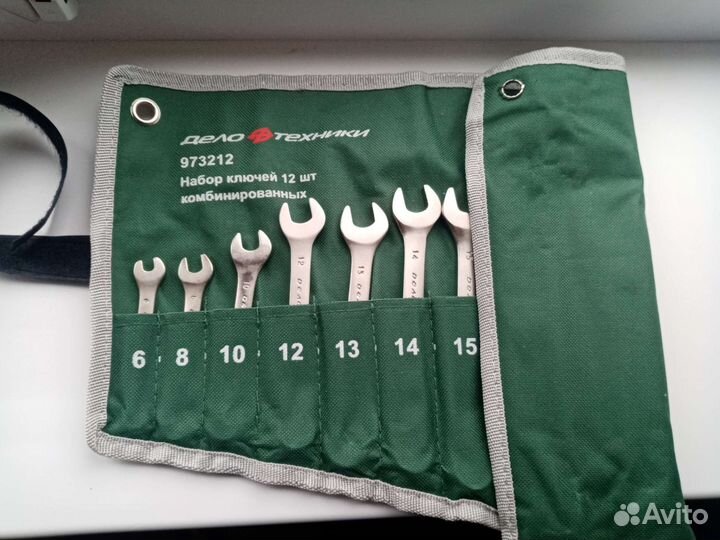 Ключи комбинированные euro сумка