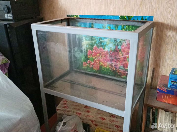 Аквариум большой для рыб рептилий и ящериц