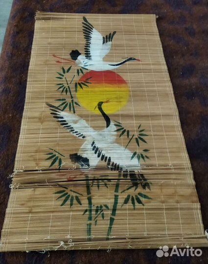 Панно- циновка 98х40см из СССР