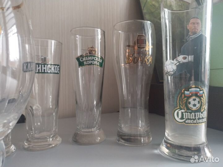Пивные кружки и бокалы новые