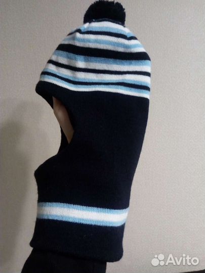 Шапка шлем на 4-6 лет