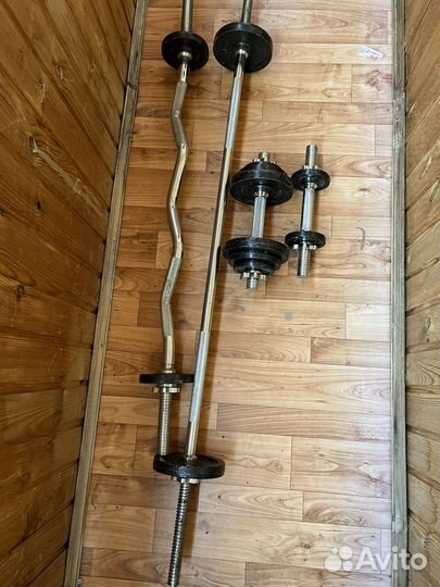 Штанги гантели