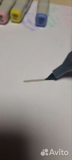 Двусторонние маркеры Lindo 6 штук. Новые