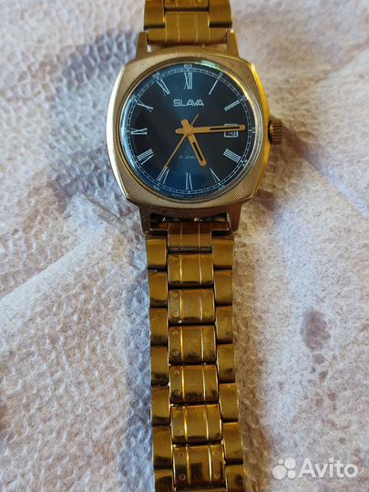 Часы Слава позолоченые аи10,ссср