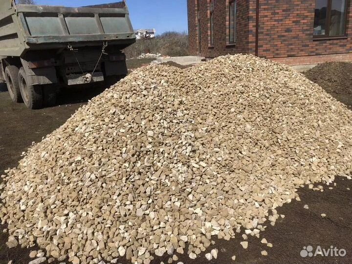 Щебень/Меркель/Битый кирпич/Асфальтная крошка