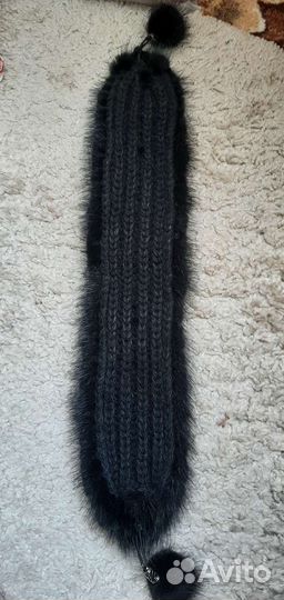 Повязка на голову норковая