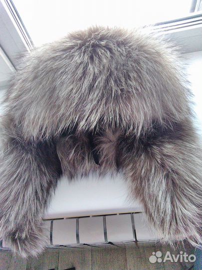 Шапка ушанка натуральный мех женская