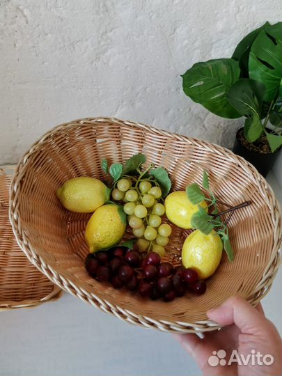 Корзина плетеная для сервировки полиротанг