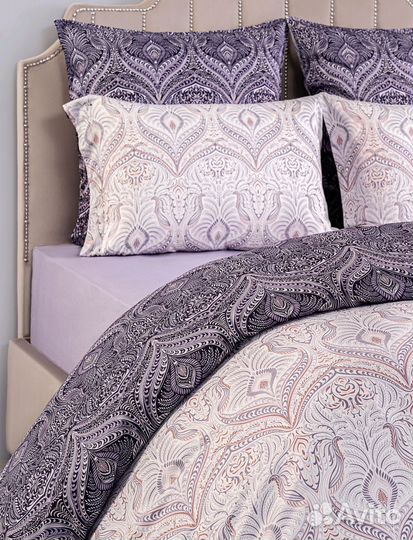 Постельное белье este евро, эвкалиптовое волокно