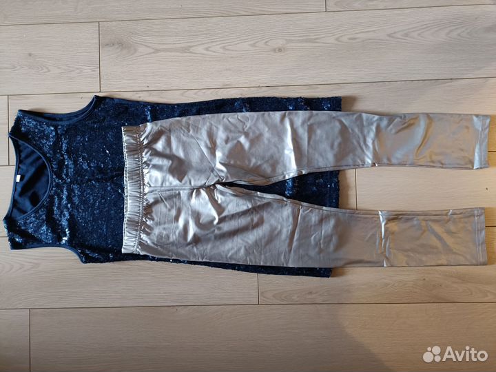 Комплект в диско стиле для девочки р.140-150