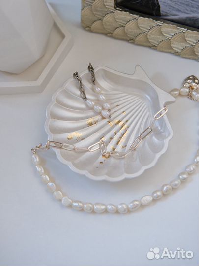 Подставка для украшений ракушка