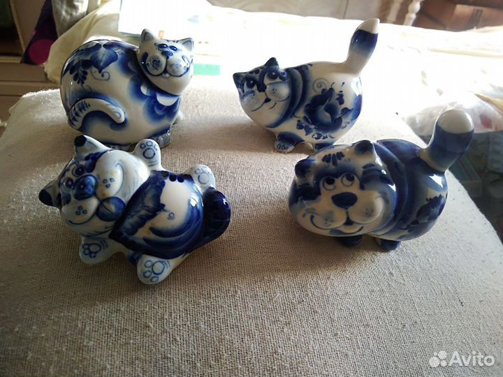 Гжельские коты