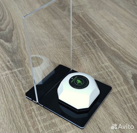 Кнопка вызова официанта белая к часам официанта