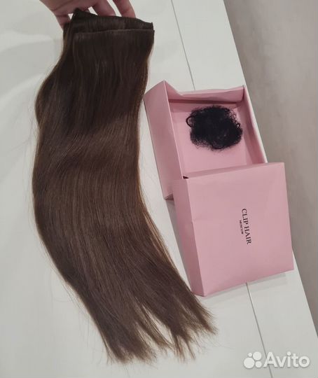 Волосы на заколках натуральные Новые