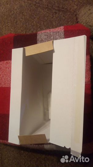 Коробка крафтовая большая20х20х6,5 см