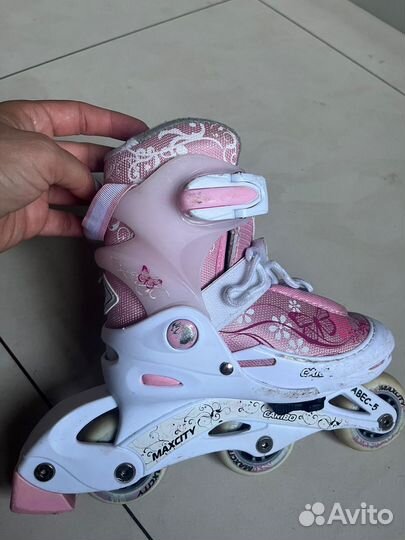 Ролики детские раздвижные 26-29 размер