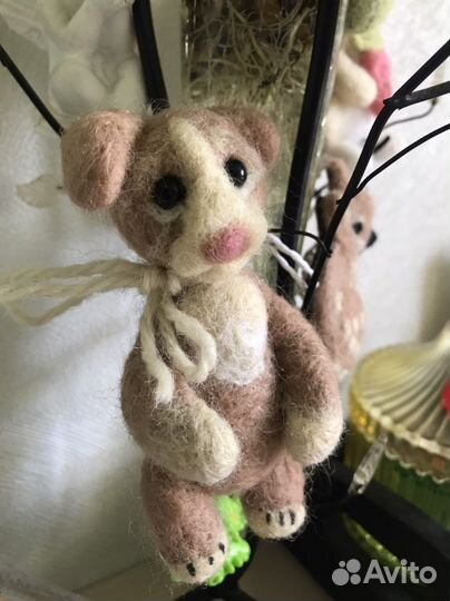 Игрушки из шерсти,ручная работа