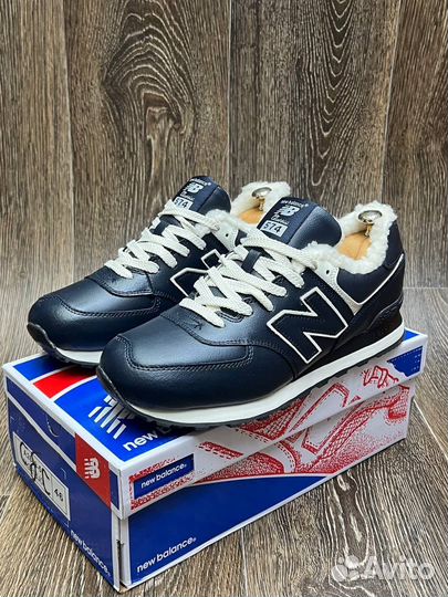 New Balance 574 зимние с мехом