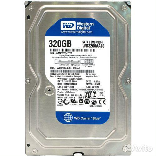 Жесткий диск Western Digital Caviar Blue 320 Гб