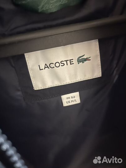 Пуховик мужской lacoste