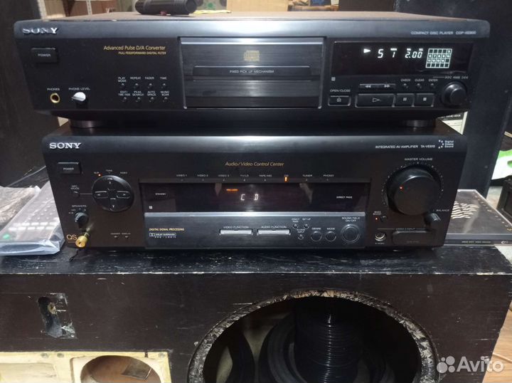 Cd проигрыватель sony cdp xe800