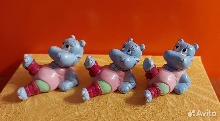 Бегемоты спортивные Фитнес 1990 и 1993 поштучно