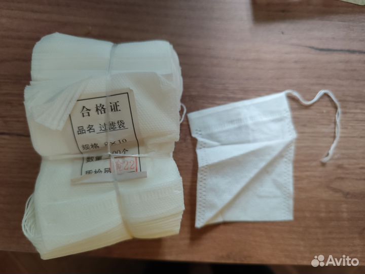 Пакетики для заварки чая