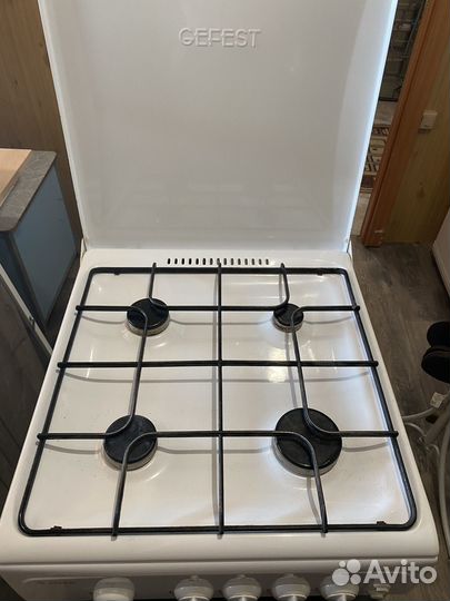 Газовая плита гефест 50 см. бу