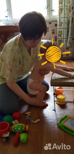 Детский массаж от 1,5 месяцев