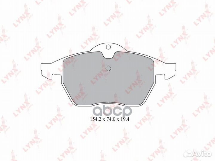 Колодки тормозные дисковые перед BD5914 LYN