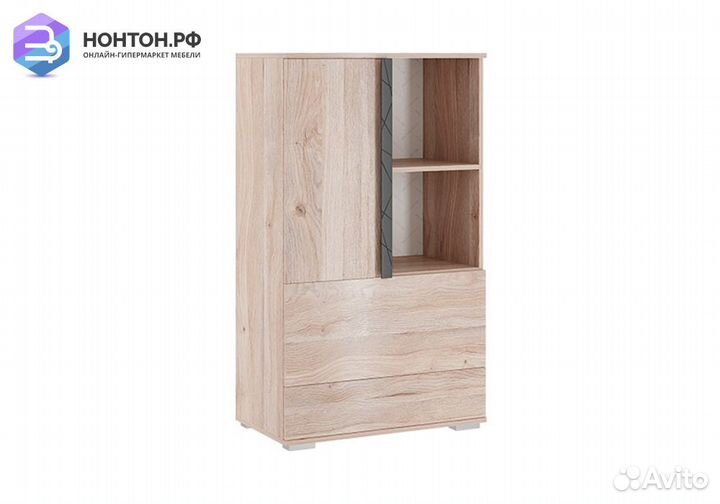 Стеллаж Лайк 17.01 дуб мария / графит