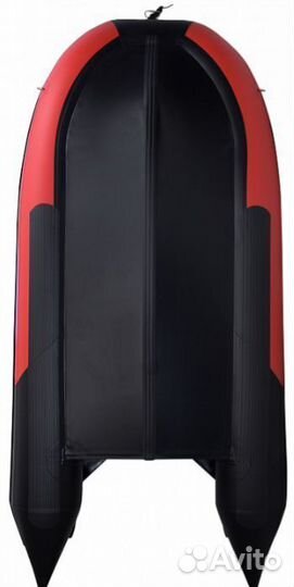 Надувная лодка gladiator C370AL черная/красная