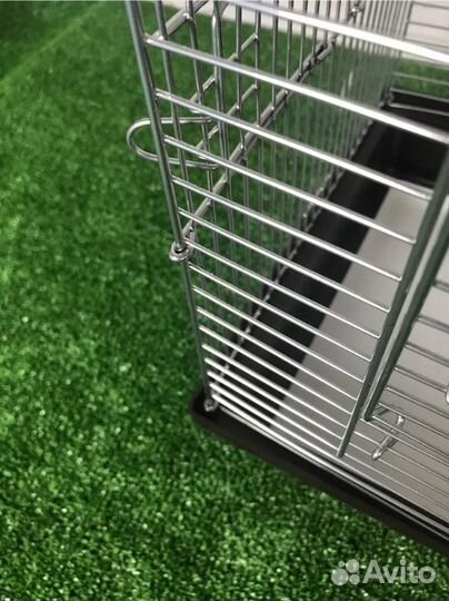 Клетка для птиц попугаев 38*27*70 см коричневая