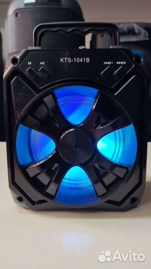 Колонка деревянная KTS-1041B чёрная