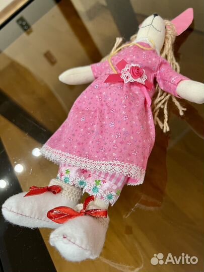 Кукла тильда ручной работы заяц