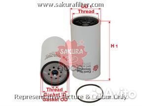 SFC530230SAK фильтр топл. сеп.30мкр H217 D108
