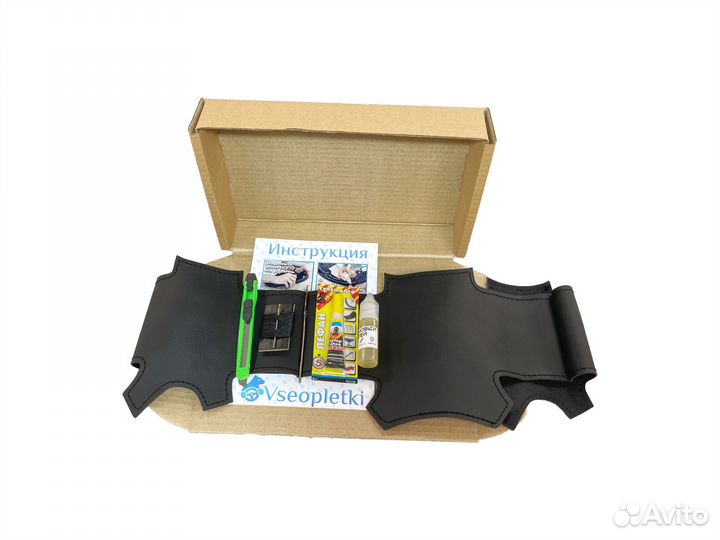 Оплетка на руль Kia Cerato 2 для замены штатной