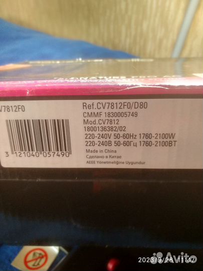 Фен профессиональный tefal, rowenta