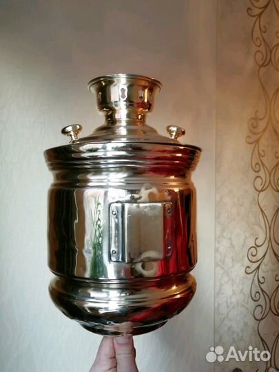 Рукомойник (старинный) латунный, большой 6л