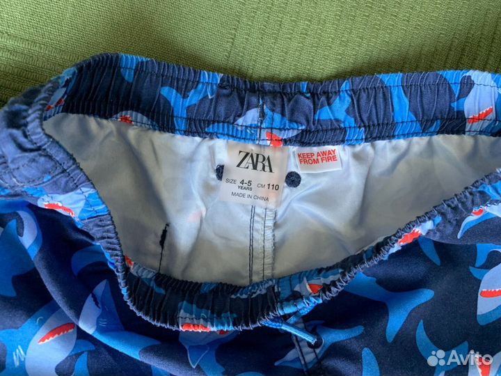 Плавки шорты детские Zara 92, 110