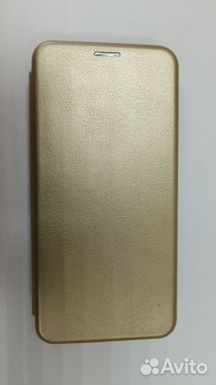 Чехол Samsung Galaxy J4 Plus, книжка, цвет золото