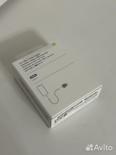 Зарядное устройство для iPhone type c 20W оригинал