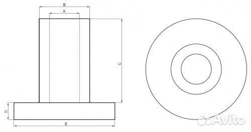 Втулка 80*160*80/100
